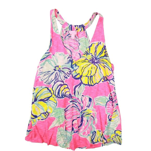 Lilly Pulitzer Swept By The Tide Minka Top Halter Tank Top size Small 97843‎ - Picture 1 of 7